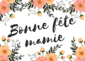 Fleurs délicates pour une Mamie chérie